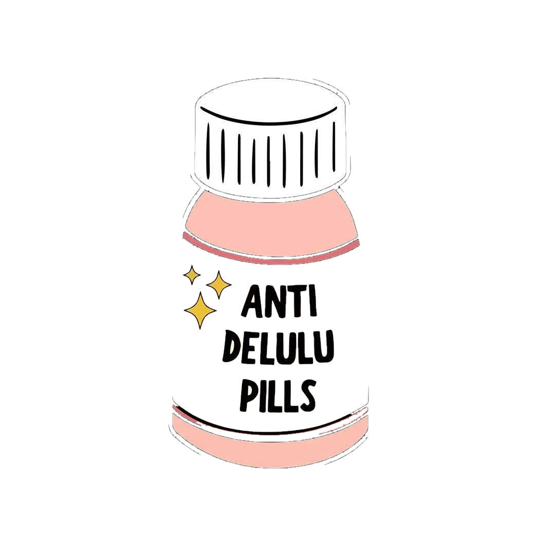 Anti Delulu Sticker